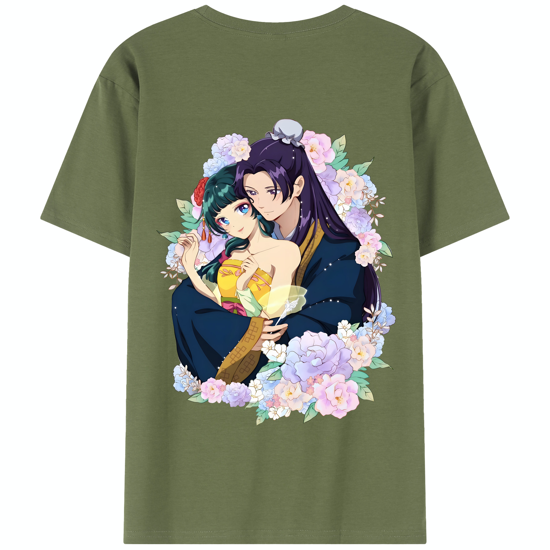 （画像用） 薬屋のひとりごと The Apothecary Diaries 綿100％半袖Tシャツ（背面プリント）